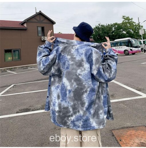 E-boy 2-Sided Men Camo Bomber Jacket