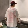 E-boy Loose Cherry Floral T-Shirt