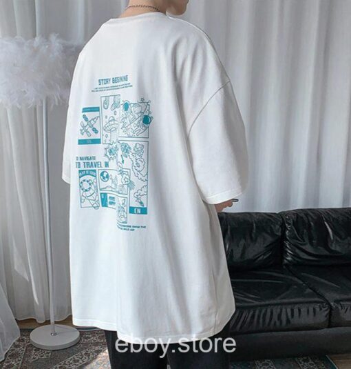 E-boy Printed Graphic Streetwear T Shirt