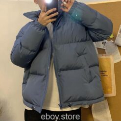 E-boy Streetwear Colorful Bubble Winter Jacket