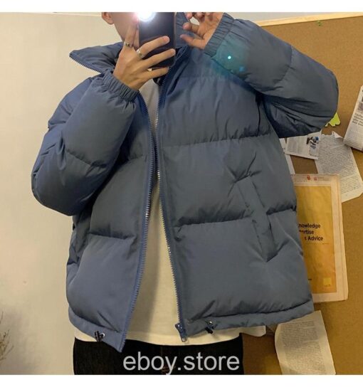 E-boy Streetwear Colorful Bubble Winter Jacket