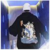 E-boy Streetwear Japan Cat Hooded Hoodie