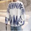 E-boy Zig Zag Fashion Knitted Sweater