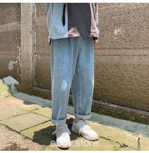 Soft Men  Streetwear Baggy Jean