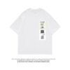 Label Graphic Loose T-shirts for Men 2