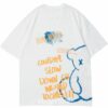 Bear Letter Harajuku Streetwear T-Shirt 3