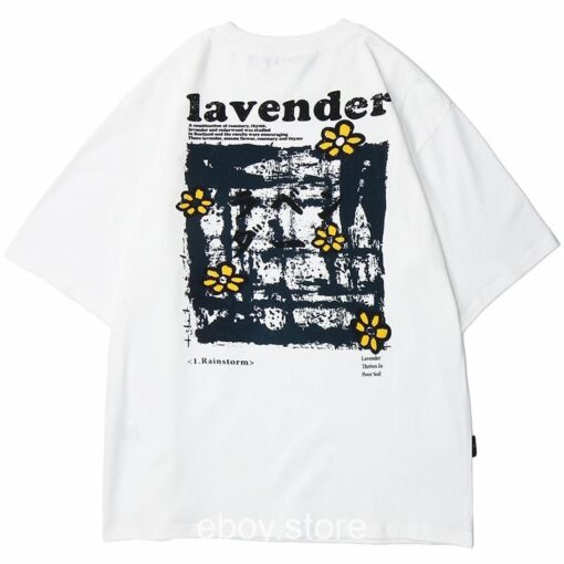 Floral Oversized Streetwear T-Shirt 3