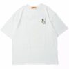 Kanji Letter Drink Embroidery Harajuku T-Shirt 4