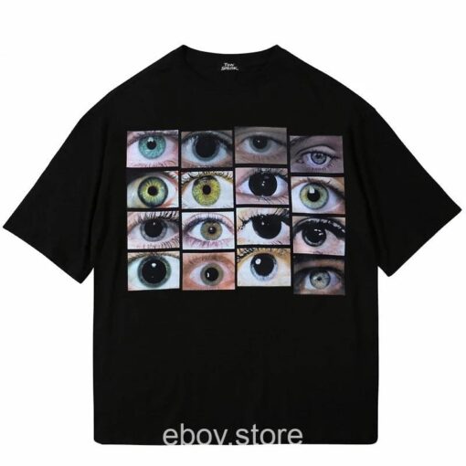 Eyes World Graphic Streetwear T Shirt