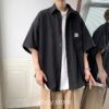 Ice Silk Oversize Shirts for Men and Women 4