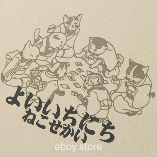 Kanji Animals Print Harajuku T-Shirt 6