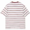 Retro Striped Casual Harajuku T Shirt 4