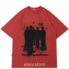 Letters Shadow Graphic Oversized T-Shirt