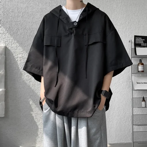 Hooded Half Sleeve Eboy Pullovers 8 Hooded Half Sleeve Eboy Pullovers 8