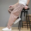 Elastic Japanese Waist Linen Sweatpants 3